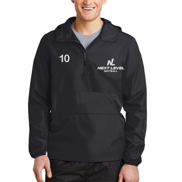 Sport-Tek® Zipped Pocket Anorak Thumbnail